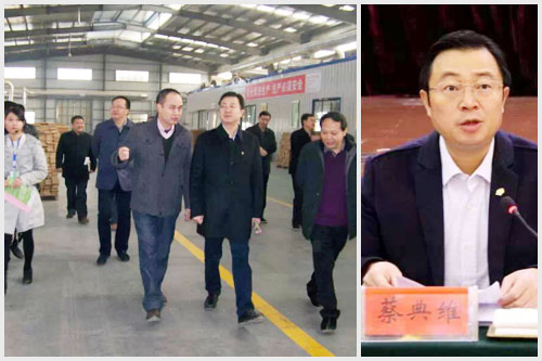 邵阳市委常委、常务副市长蔡典维考察湖南旺正